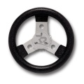 STEERING WHEEL COVERED WITH POLYURETHANE DIAMETER 250mm